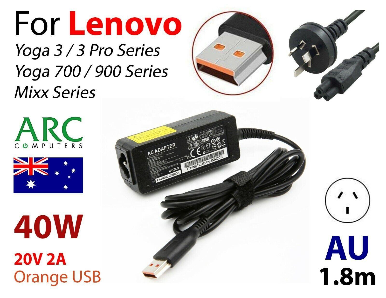 40W 20V 2A OEM AC Power Adapter Tip Size YOGA 3 for LENOVO/IBM Laptop AU - BESTA